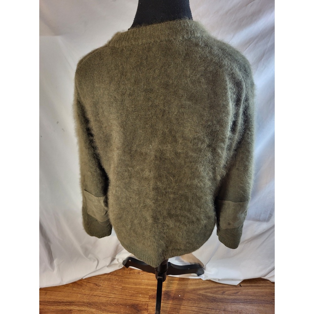 Beauty & Youth United Arrows Size Small Olive Green Mohair Sweater